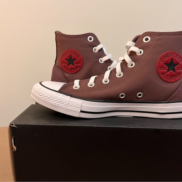 Converse All Star High-Tops in dark Burgundy - Picture 5 of 10